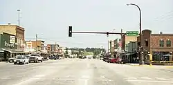 The main street in 2003