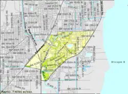 U.S. Census Bureau map showing town boundaries