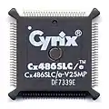 Cyrix Cx486SLC در بسته تخت چهارطرفه سپردار (BQFP)