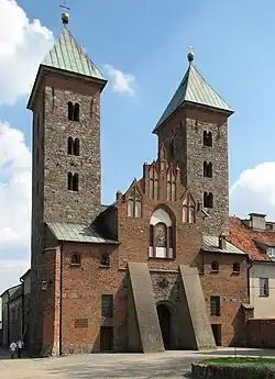 Romanesque church in Czerwińsk