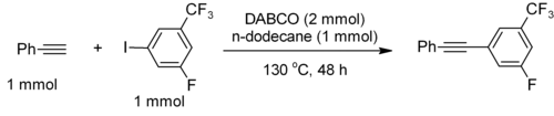Example of a DABCO-catalysed C-C coupling