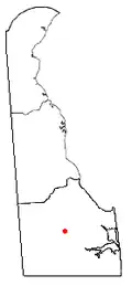 Location of Georgetown, Delaware