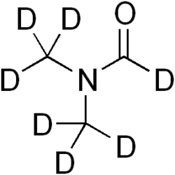 Chemical structure of deuterated DMF