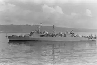 The Chilean destroyer Cochrane