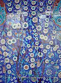Decorated tiles.