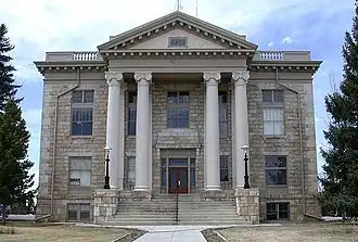 Jackson County courthouse in Walden Colorado