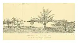 View of Stanley Pool from Leopoldville, 1889 (now Kinshasa)