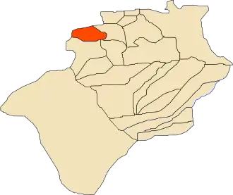 موقعیت مریجه (استان بشار) در نقشه