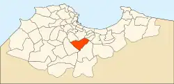 موقعیت جسر قسنطینه (الجزایر عاصمه) در نقشه