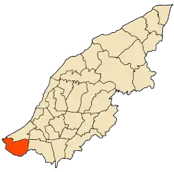 موقعیت فرناکه در نقشه
