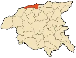 موقعیت سیدی عبدالرحمان (استان شلف) در نقشه