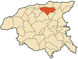 موقعیت سیدی عکاشه در نقشه