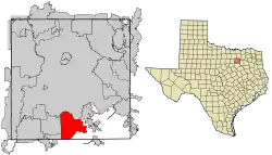 موقعیت Lancaster, Texas