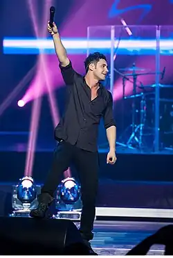 Balan performing in 2012