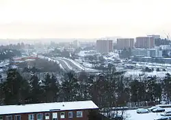 2006 wintertime view over Danderyd
