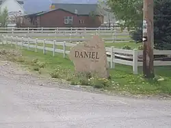 Welcome sign