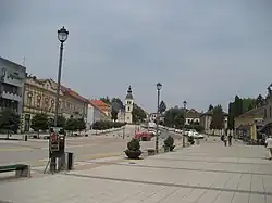 Daruvar's main street