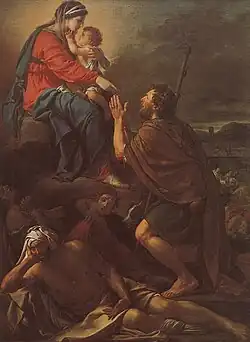 ژاک-لویی داوید،  Saint Roch interceding with the Virgin