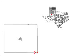 موقعیت Ackerly, Texas
