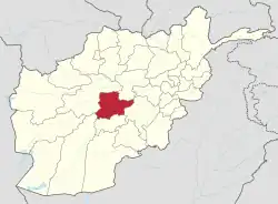 موقعیت دایکندی در نقشه
