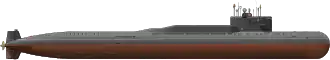 A Delta I class submarine