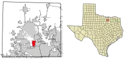 موقعیت Copper Canyon, Texas