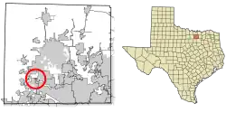 موقعیت Corral City, Texas