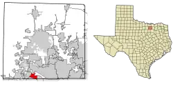 موقعیت Trophy Club, Texas