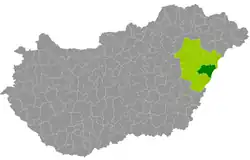 موقعیت ناحیه درچکه در نقشه