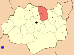 موقعیت دِرِن در نقشه