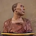 Niccolo da Uzzano, probably by Desiderio da Settignano (not Donatello as once thought), painted terracotta, c. 1450