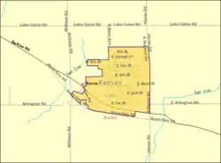 Detailed map of Haven, Kansas
