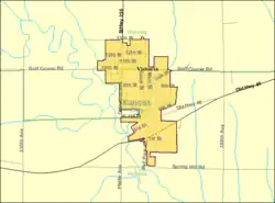 Detailed map of Victoria