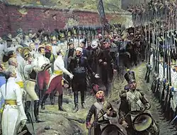 خروج از پادگان اونینگ ۱۸۱۵