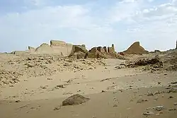 Ruins in a desert