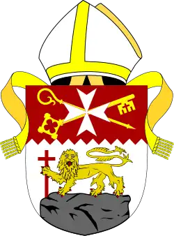 Coat of arms of the اسقفنشین جبل طارق در اروپا