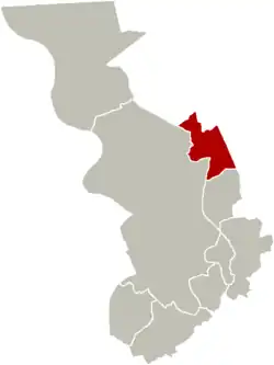 موقعیت اکرن در نقشه