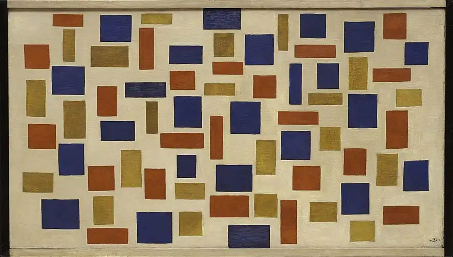 تئو وان دوسبرگ، 1918, Composition XI, oil on canvas, 57 x 101&nbsp;cm