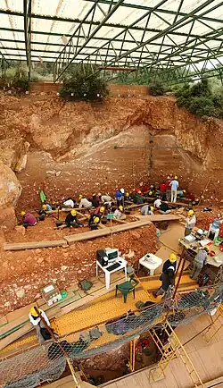 کارست cave in Atapuerca.