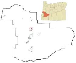 Location in اورگن