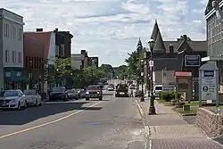 Downtown Amherst, Nova Scotia in the morning.View on Google Street View
