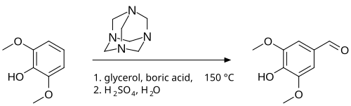 واکنش داف Siringaldehyde