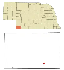 Location within Dundy County و نبراسکا