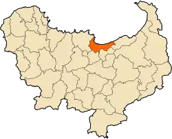 موقعیت سکیکده در داخل استان سکیکده