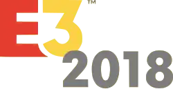 Simplistic printing of the words "E3 2018"
