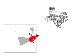 Location in the state of تگزاس