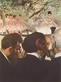 موسیقی‌دانان در اُرکستر. رنگ‌روغن روی بوم، ۱۸۷۲.