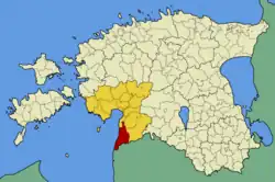 Häädemeeste Parish within Pärnu County.