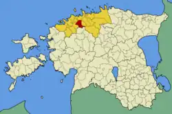 Saku Parish within Harju County.