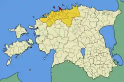 Viimsi Parish within Harju County.